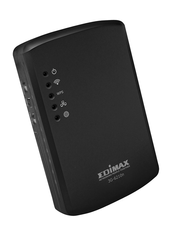 Edimax Wireless 3G Portable Broadband Router ED3G-6210N, Black