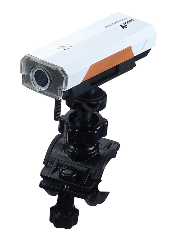 Genius DVR-GPS300 Vehicle Recorder with GPS, 0.3 MP, White