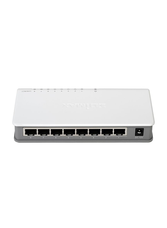 Edimax Gigabit Ethernet 8 Ports Desktop Switch EDES-5800G-UK, White