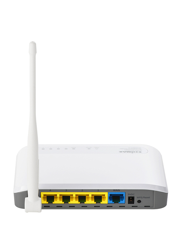 Edimax N150 3-in-1 Wireless Broadband Router EDBR-6228NSV2-UK, White