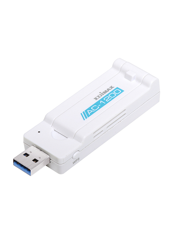 

Edimax AC1200 Wireless Duel Band USB 3.0 Adapter, EW-7822UAC, White