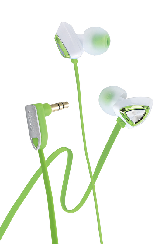 Genius GHP-250X Triangle Luxury In-Ear Headphones, Green