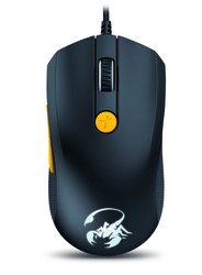 Genius M8-610 Scorpion Laser Mouse, Black and Orange