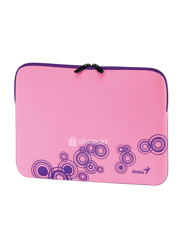 Genius GS-1401 14-inch Laptop Sleeve Bag, Pink/Purple