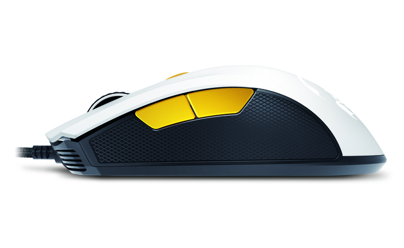 Genius M6-600 Scorpion Laser Mouse, White and Orange