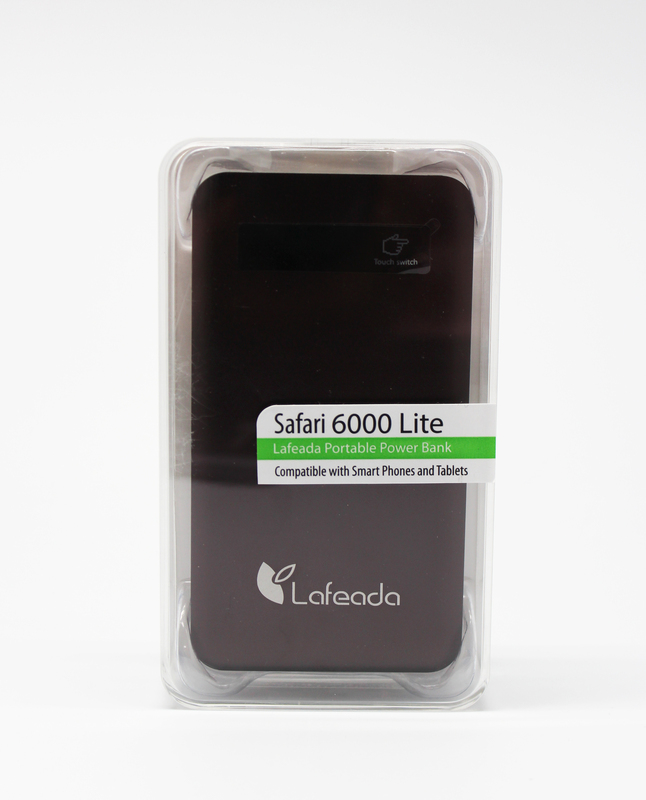 Lafeada 6000mAh Safari-6000 Lite Powerbank Universal Power Pack, Brown