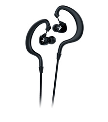 Genius HS-M270 Ruggedness and Sweat Resistant In-Ear Headset with Mic, Black