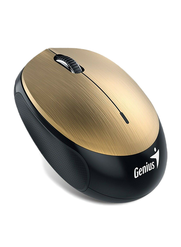 Genius NX-9000BT Wireless Optical Rechargeable Mouse, Gold