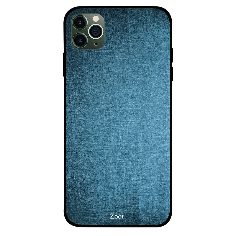 

Zoot Apple iPhone 11 Pro Mobile Phone Back Cover, Cloth Bluish Printed