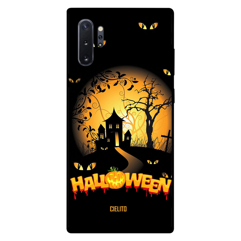 

Cielito Samsung Note Plus Mobile Phone Back Cover, Halloween House