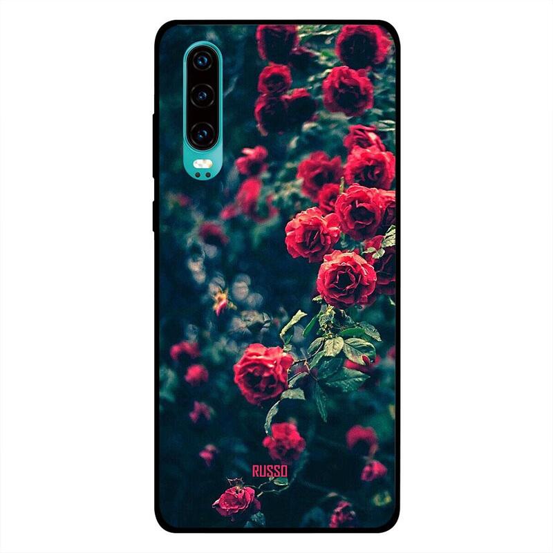 

Russo Huawei P30 Mobile Phone Back Cover, Gold Painted Stones