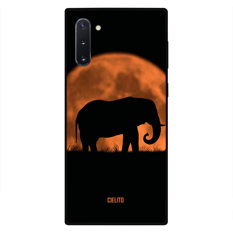 

Cielito Samsung Note 10 Mobile Phone Back Cover, Elephant on Moon