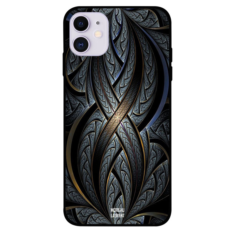 

Moreau Laurent Apple iPhone 11 Mobile Phone Back Cover, Floral Shape Pattern