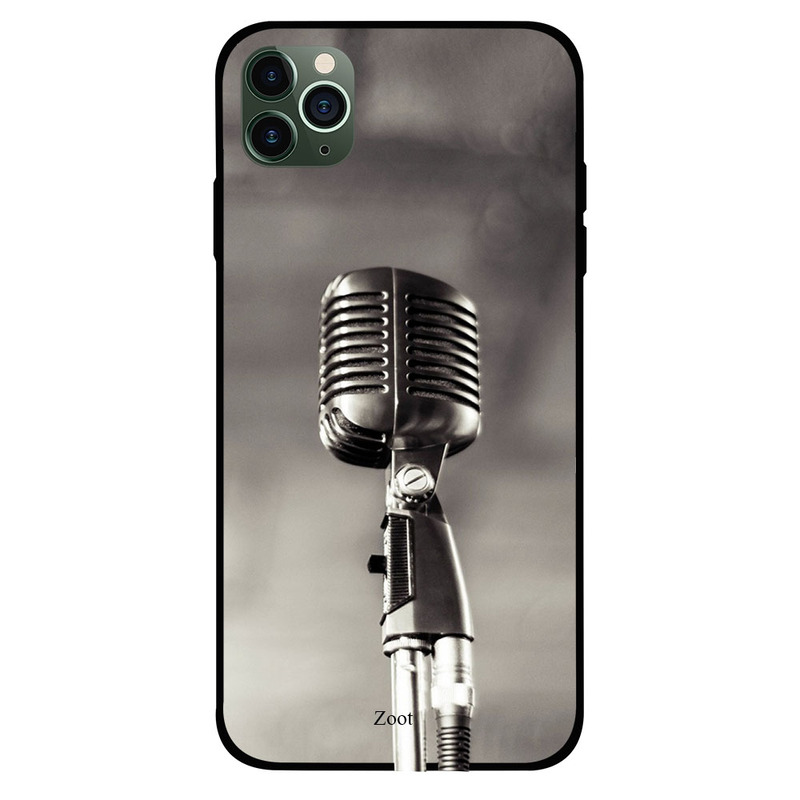 

Zoot Apple iPhone 11 Pro Max Mobile Phone Back Cover, Retro Mic