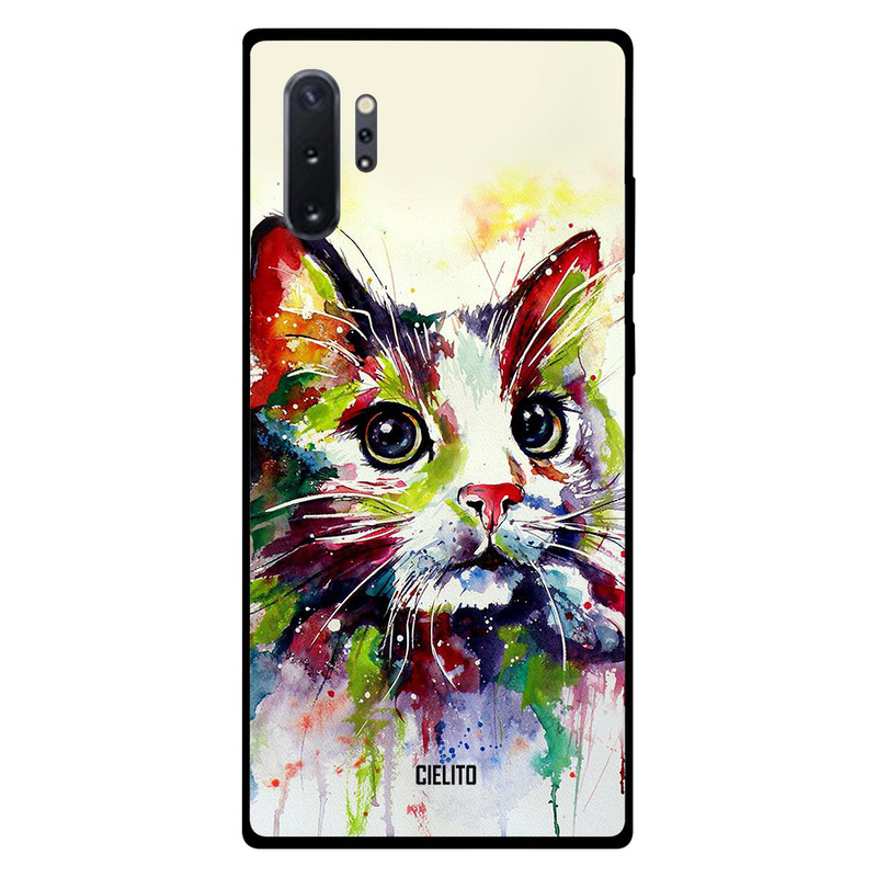 

Cielito Samsung Note Plus Mobile Phone Back Cover, Impression Cat Art