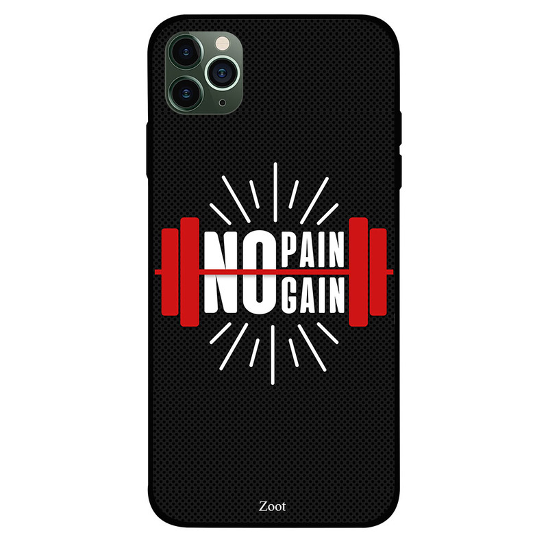 

Zoot Apple iPhone 11 Pro Mobile Phone Back Cover, No Pain, No Gain