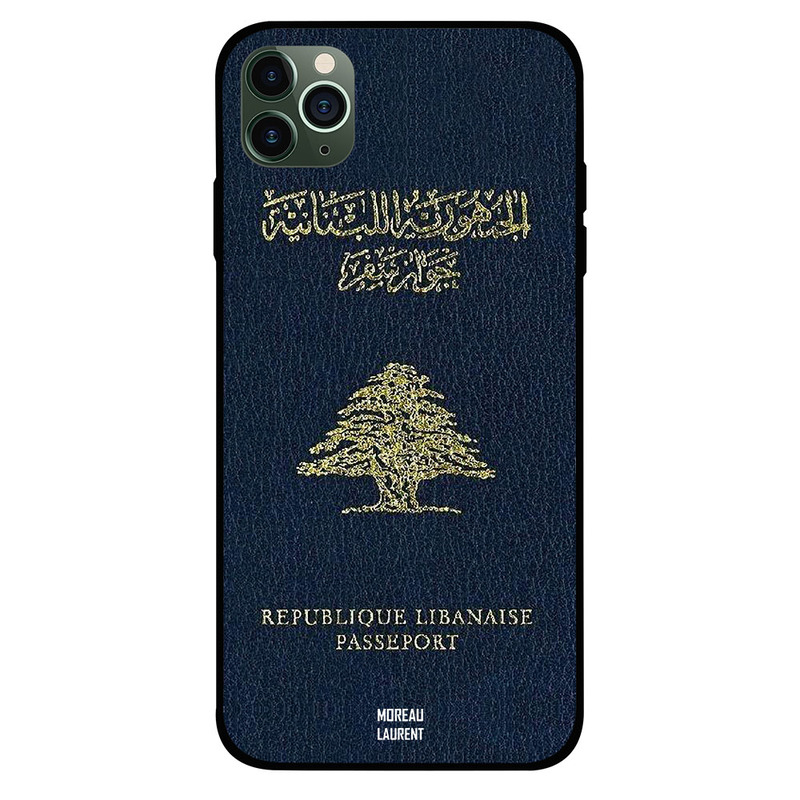 

Moreau Laurent Apple iPhone 11 Pro Max Mobile Phone Back Cover, Lebanon Passport