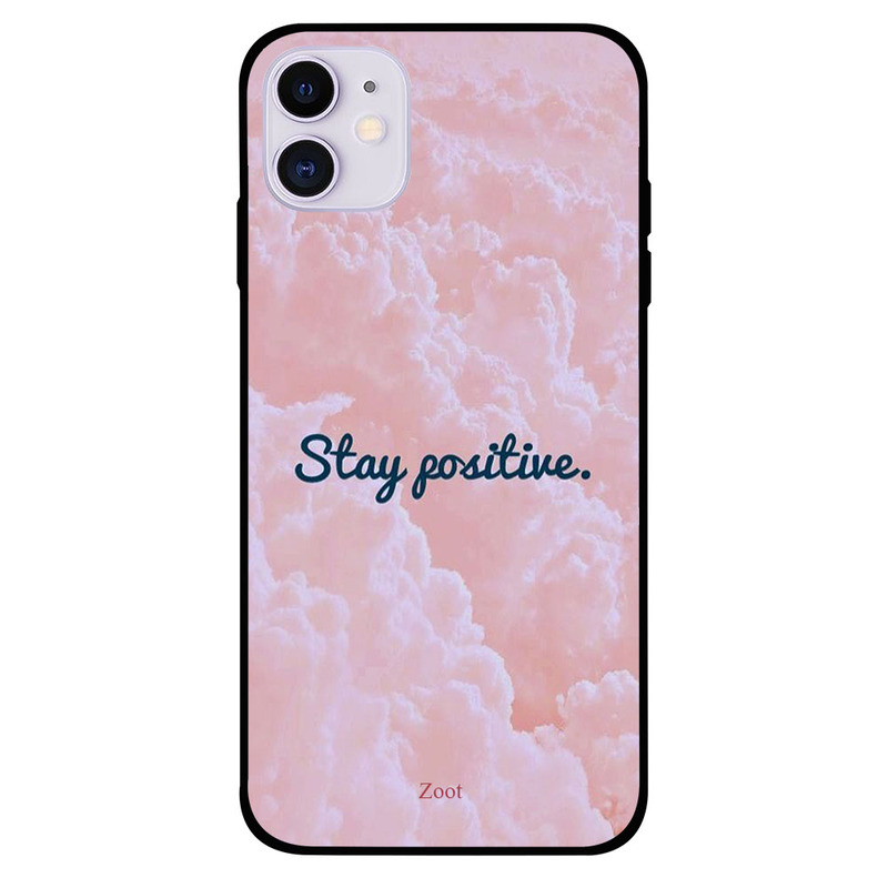 

Zoot Apple iPhone 11 Mobile Phone Back Cover, Stay Positive