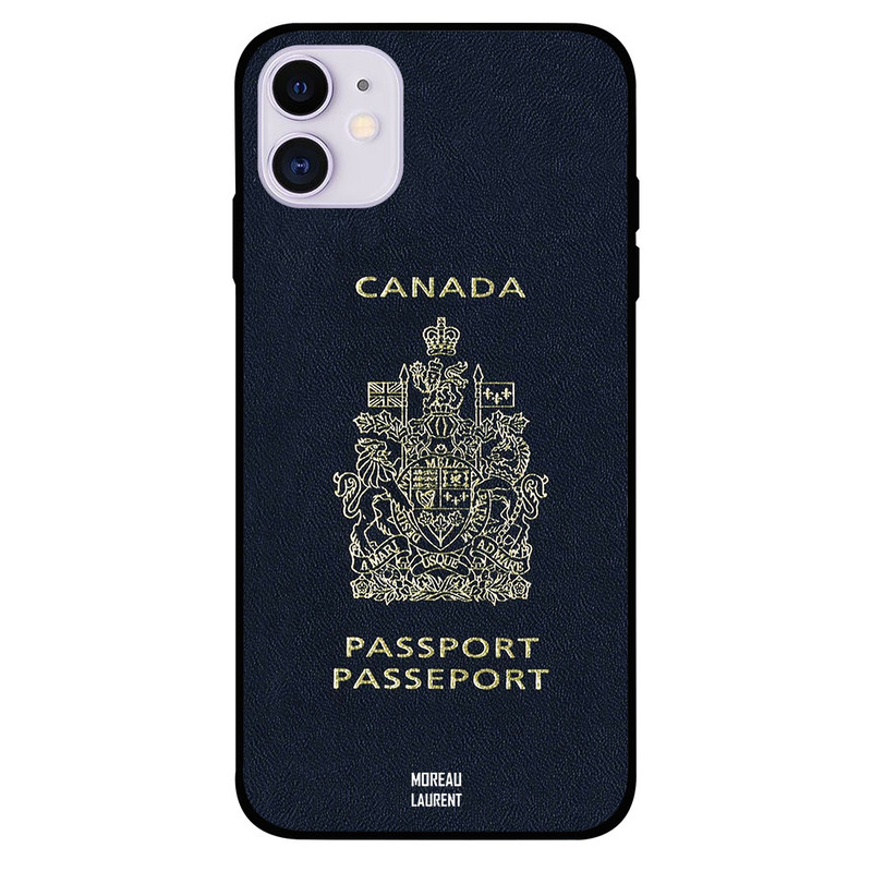 

Moreau Laurent Apple iPhone 11 Mobile Phone Back Cover, Canada Passport