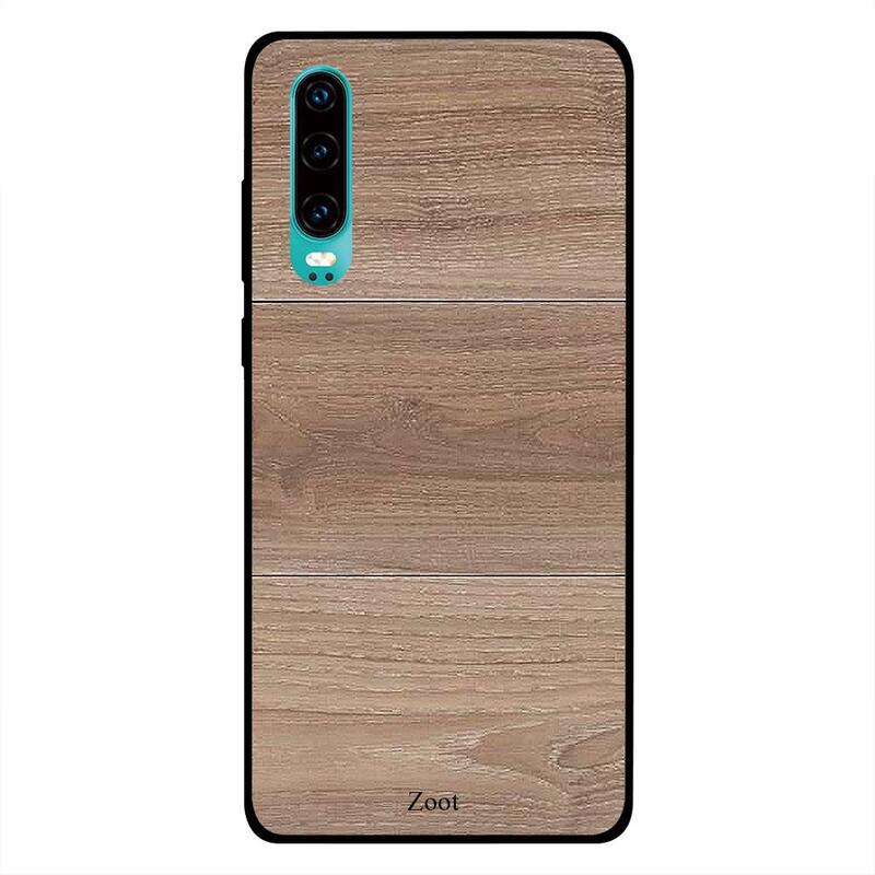 

Zoot Huawei P30 Mobile Phone Back Cover, Wooden Grey Brown