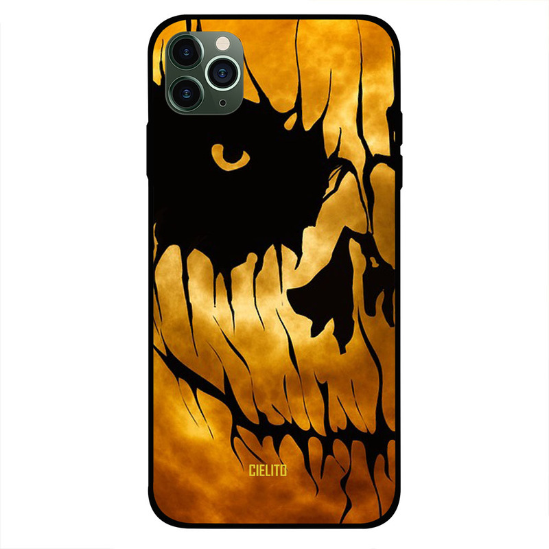 

Cielito Apple iPhone 11 Pro Max Mobile Phone Back Cover, Ghost Skull