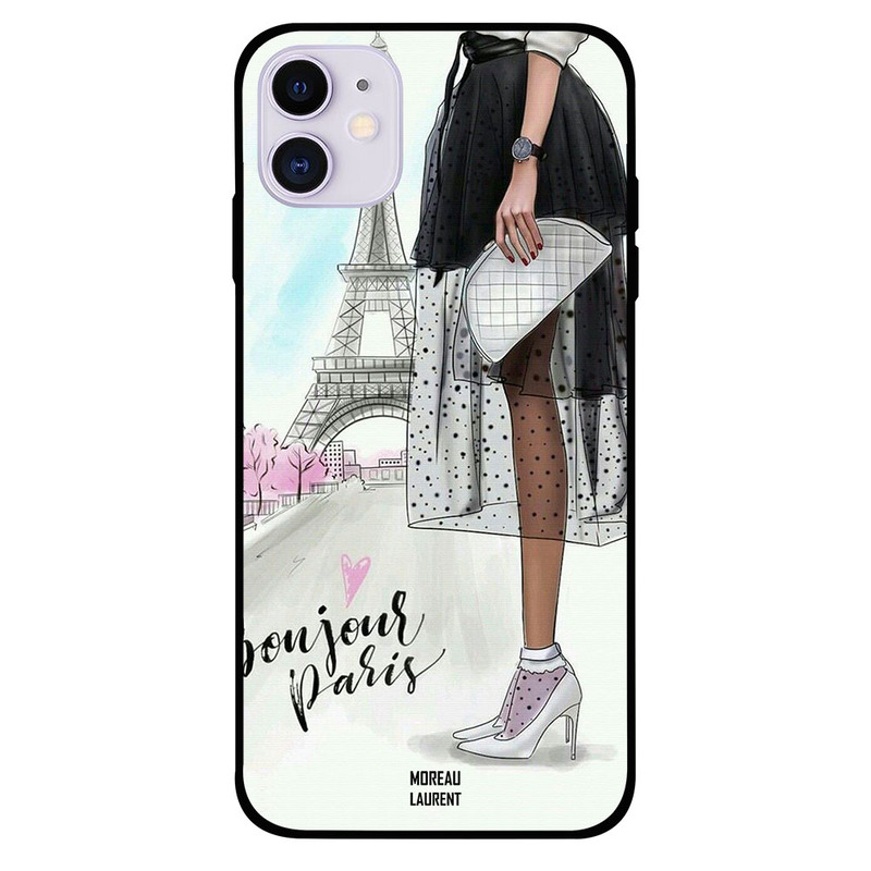 

Moreau Laurent Apple iPhone 11 Mobile Phone Back Cover, Bonjour Paris