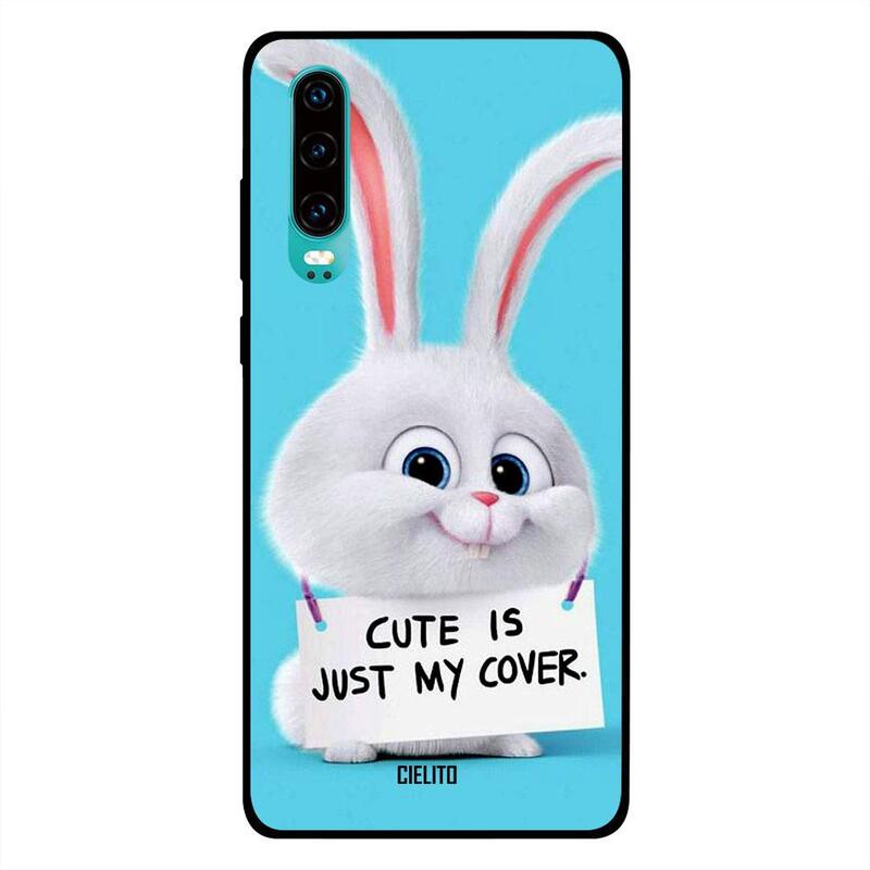 

Cielito Huawei P30 Mobile Phone Back Cover, Cute Is Just My Cover,