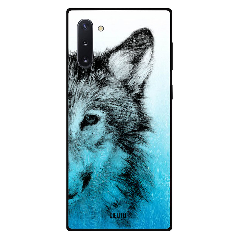 

Cielito Samsung Note 10 Mobile Phone Back Cover, Colored Wolf