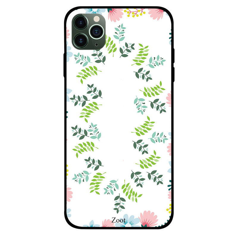 

Zoot Apple iPhone 11 Pro Max Mobile Phone Back Cover, Printed Leaves