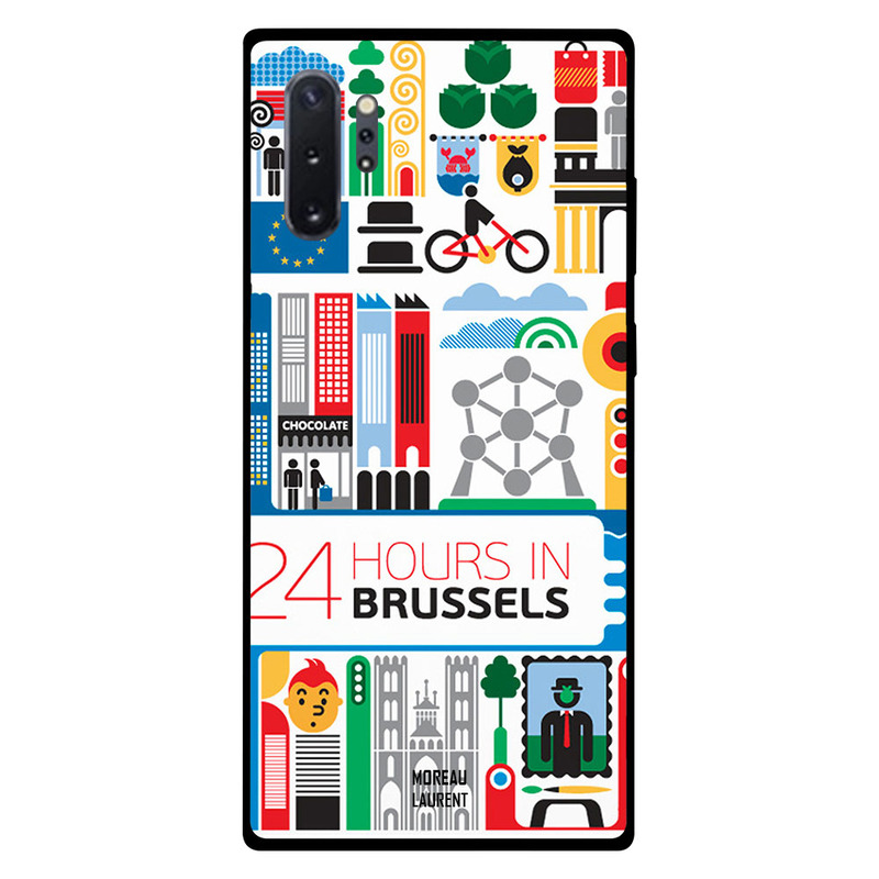 

Moreau Laurent Samsung Note Plus Mobile Phone Back Cover, 24 Hours in Brussels