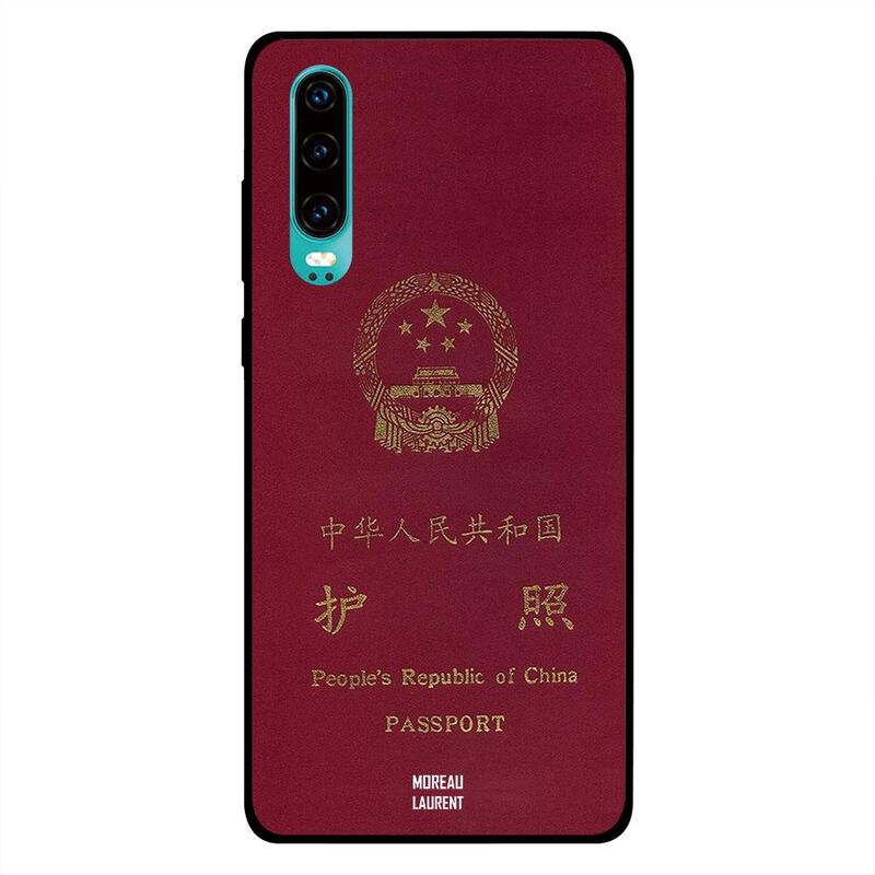 

Moreau Laurent Huawei P30 Mobile Phone Back Cover, China Passport