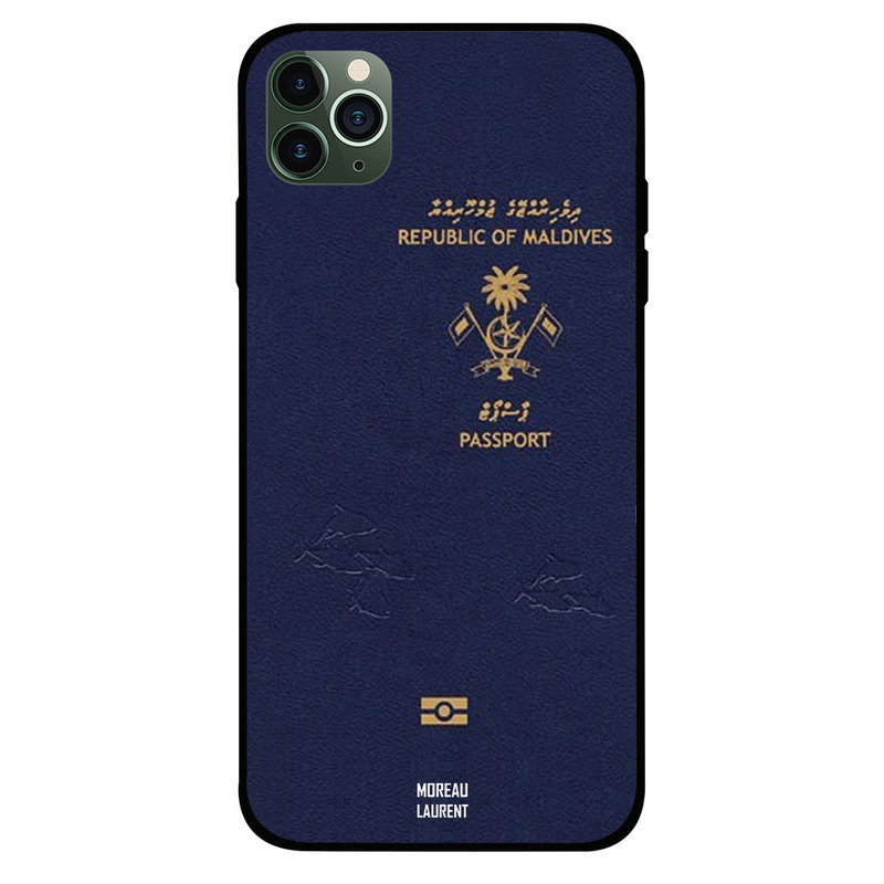 

Moreau Laurent Apple iPhone 11 Pro Mobile Phone Back Cover, Maldives Passport