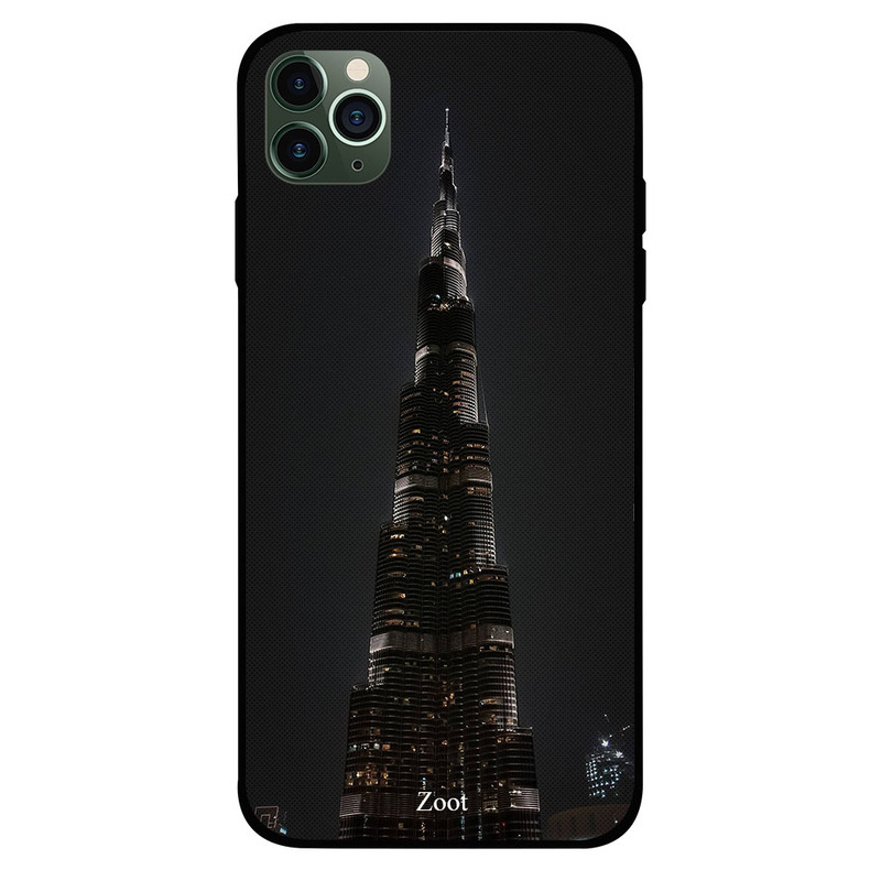 

Zoot Apple iPhone 11 Pro Mobile Phone Back Cover, Burj Khalifa Night