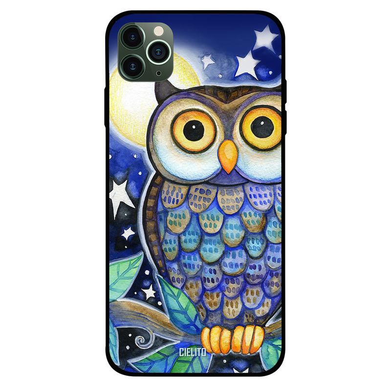 

Cielito Apple iPhone 11 Pro Mobile Phone Back Cover, Enchanting owl