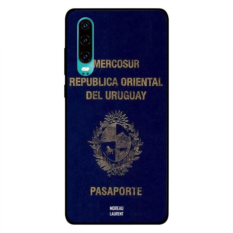 

Moreau Laurent Huawei P30 Mobile Phone Back Cover, Uruguay Passport