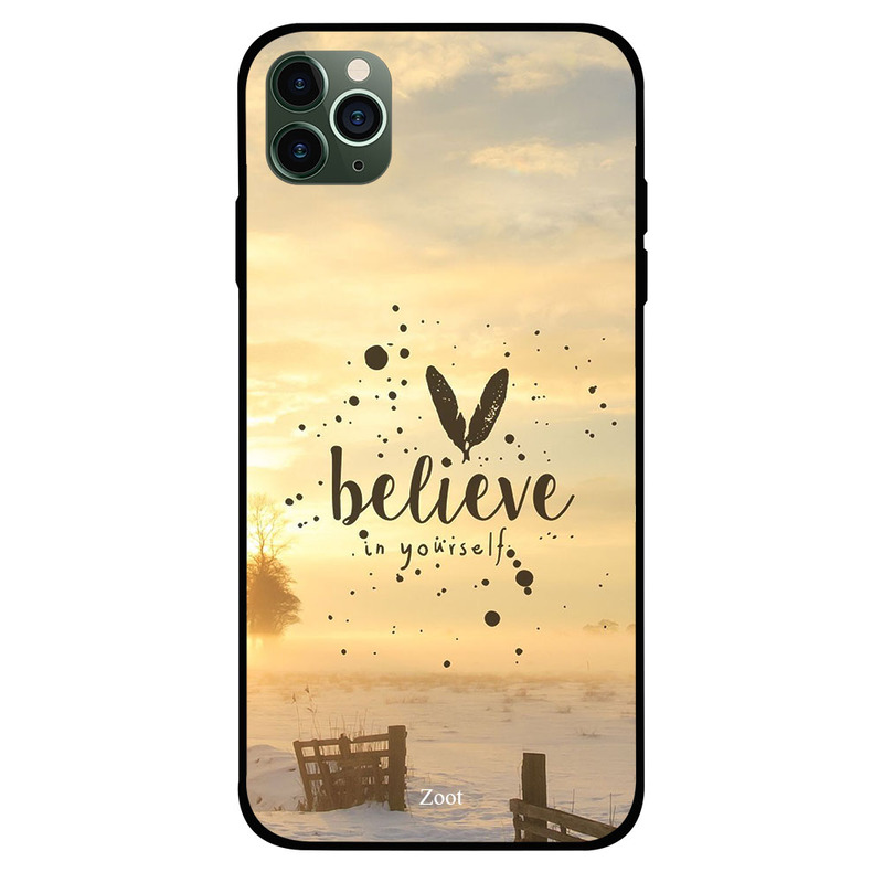 

Zoot Apple iPhone 11 Pro Mobile Phone Back Cover, Believe In Yourself