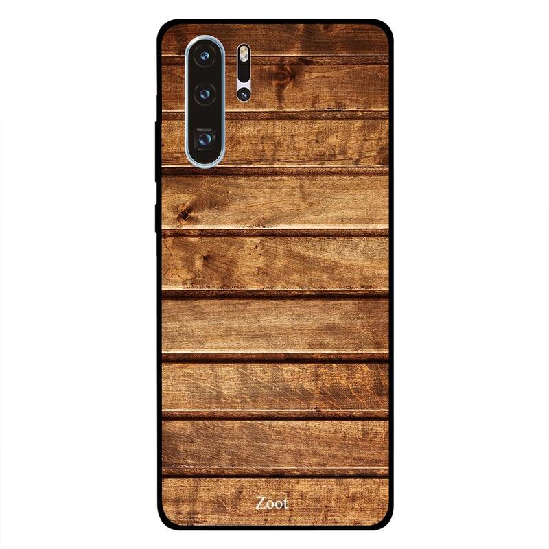

Zoot Huawei P30 Pro Mobile Phone Back Cover, Wooden Gap Of Lines