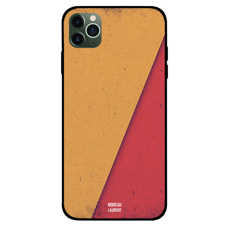 

Moreau Laurent Apple iPhone 11 Pro Max Mobile Phone Back Cover, Vintage Yellow & Red Pattern