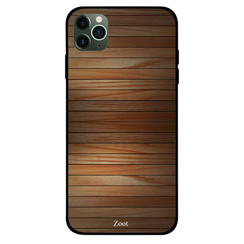 

Zoot Apple iPhone 11 Pro Mobile Phone Back Cover, Wooden Horizantal Lines