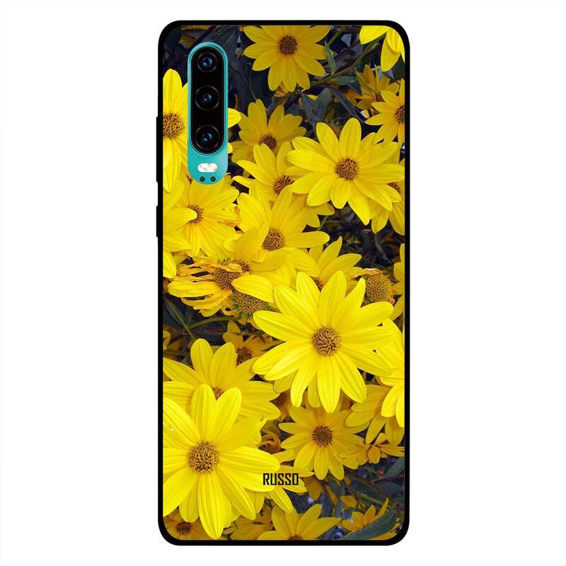 Russo Huawei P30 Mobile Phone Back Cover, Sunflowers
