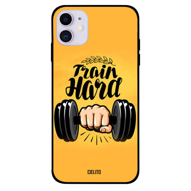

Cielito Apple iPhone 11 Mobile Phone Back Cover, Train Hard
