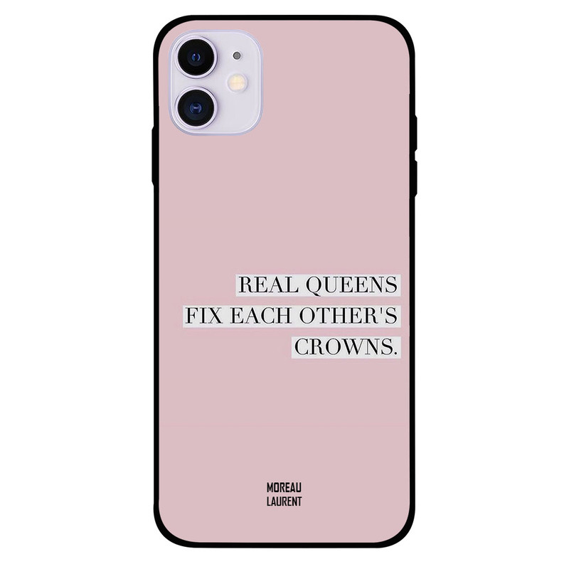 

Moreau Laurent Apple iPhone 11 Mobile Phone Back Cover, Real Queens Fix Each Other's Crowns