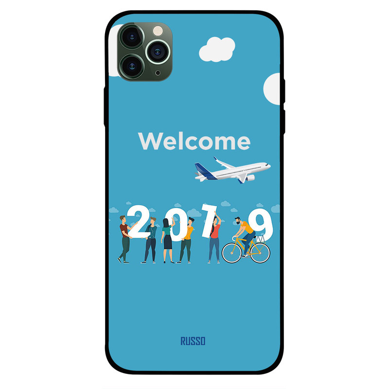 

Russo Apple iPhone 11 Pro Mobile Phone Back Cover, Welcome 2019