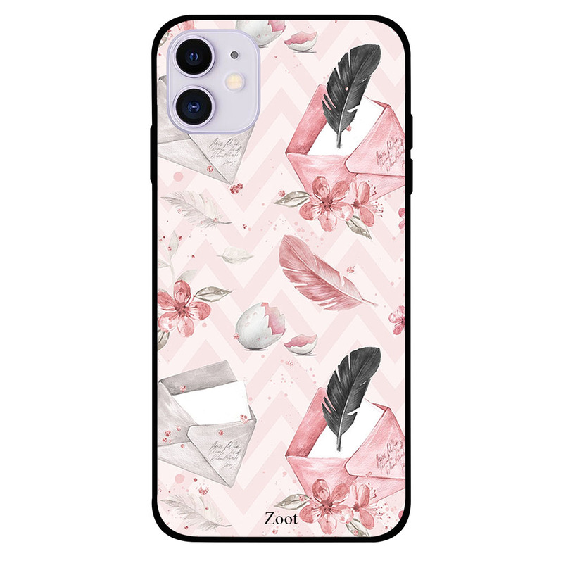 

Zoot Apple iPhone 11 Mobile Phone Back Cover, Envelope Feather