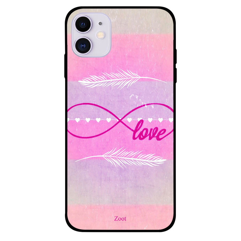 

Zoot Apple iPhone 11 Mobile Phone Back Cover, Infinite Love