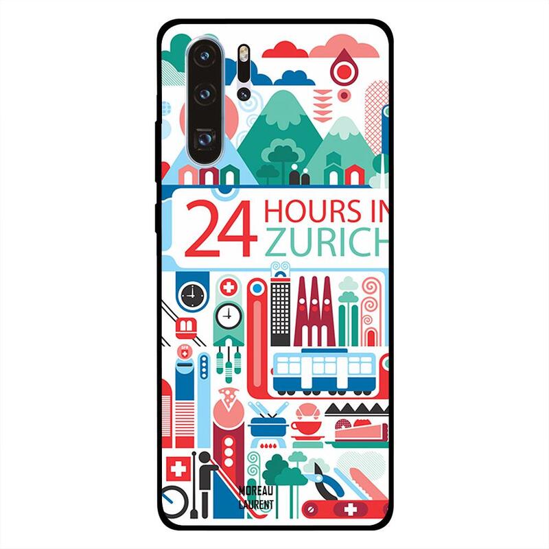 

Moreau Laurent Huawei P30 Pro Mobile Phone Back Cover, 24 Hours in Zurich