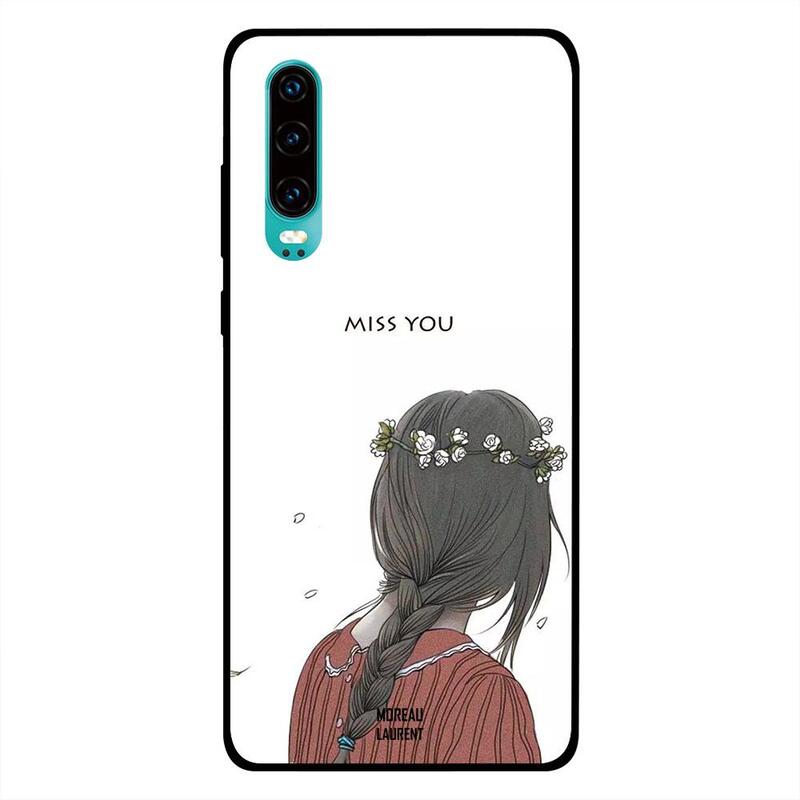 

Moreau Laurent Huawei P30 Mobile Phone Back Cover, Miss You