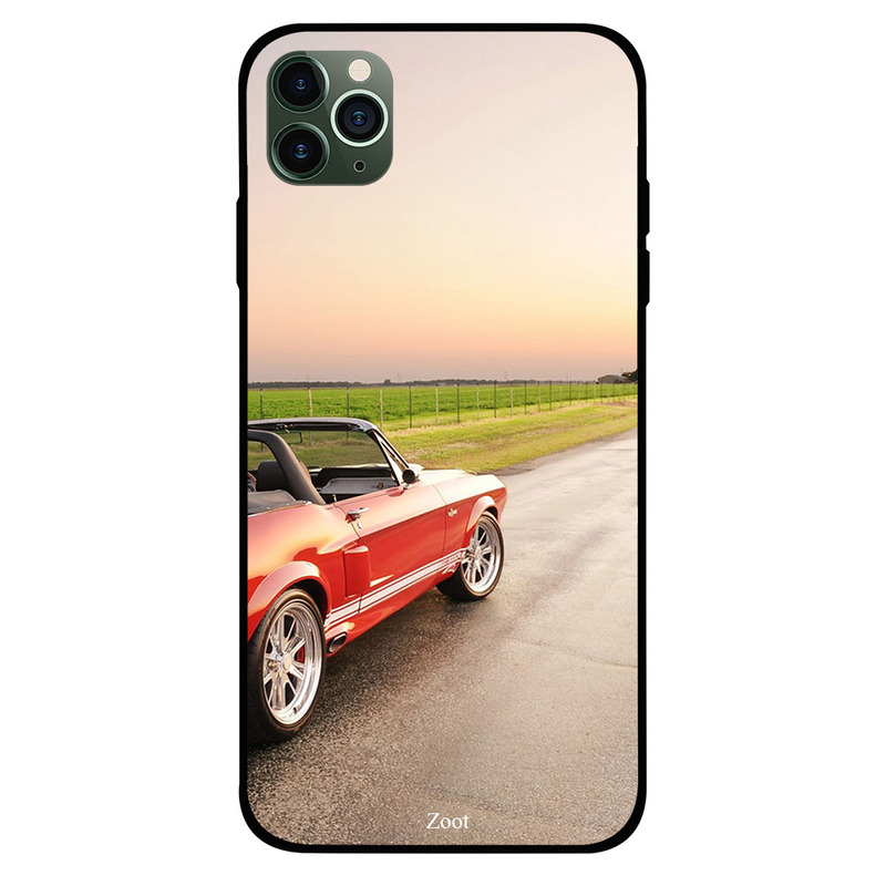 

Zoot Apple iPhone 11 Pro Mobile Phone Back Cover, Red Open Top Car