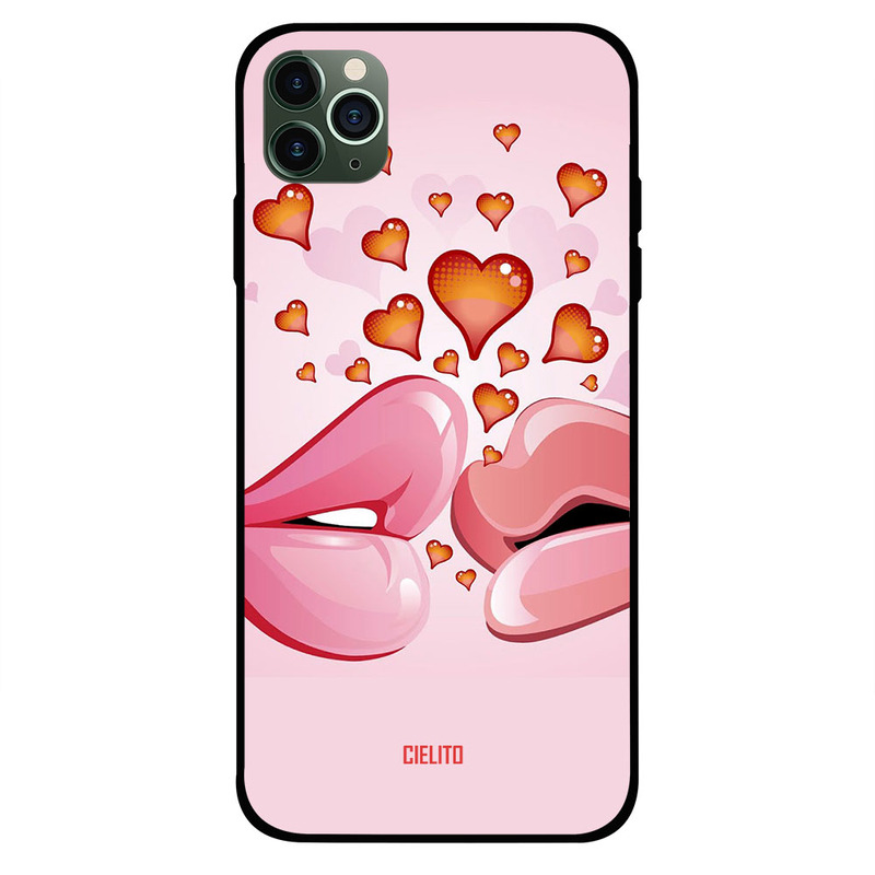 

Cielito Apple iPhone 11 Pro Mobile Phone Back Cover, Love Lips
