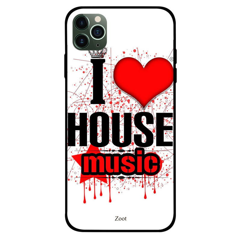 

Zoot Apple iPhone 11 Pro Mobile Phone Back Cover, I Love House Music